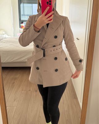 Gabardina Zara Beige