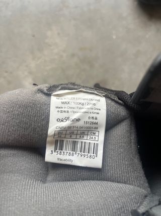 Patines en línea negros talla 39