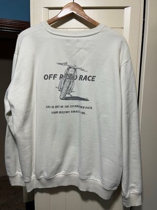 Sudadera Álvaro Moreno Blanca