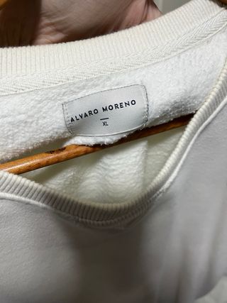 Sudadera Álvaro Moreno Blanca