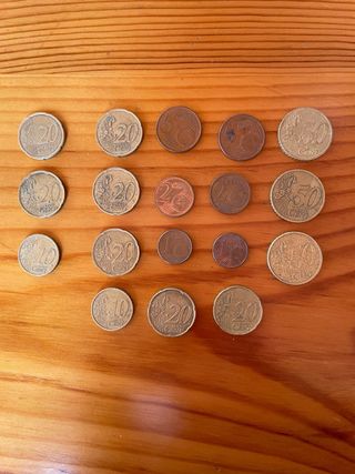 Lote de monedas de euro coleccionables