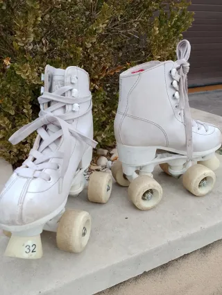 Patines artísticos blancos talla 32