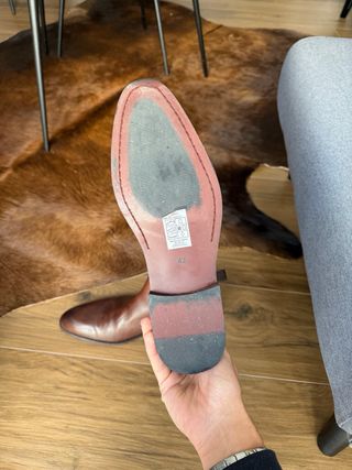 Botines de piel marrones