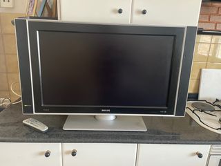 Televisor Philips Negro y Plata