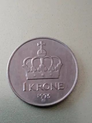Moneda 1 Corona 1975