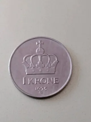 Moneda 1 Corona 1975