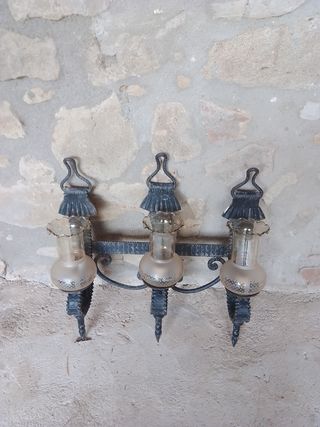 Lampara de forja 58 X 58 cm