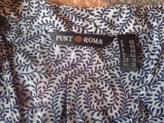 Blusa estampada floral manga larga