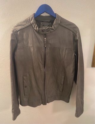 Giubbotto AlcottCo in ecopelle grigio Taglia L