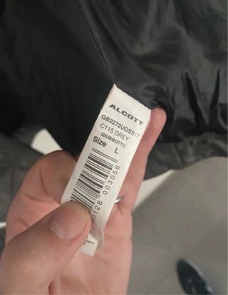 Giubbotto AlcottCo in ecopelle grigio Taglia L