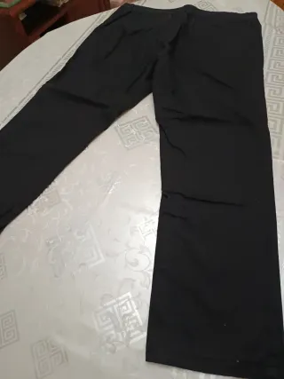 Pantalón chino de vestir azul marino hombre