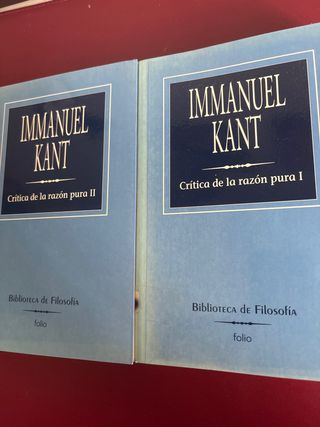 Critica de La Razon Pura 2 Tomos (Spanish Edition)