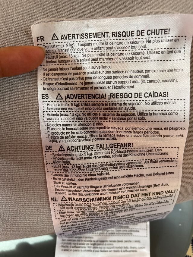 Hamaca BabyBjörn Bliss + Juguete