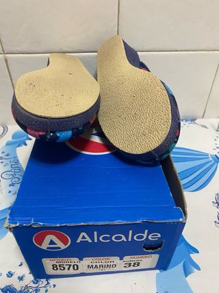 Zapatillas Alcalde Mujer Talla 38 Corazones
