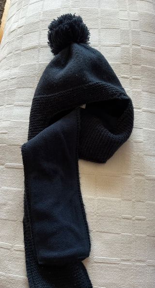 Gorro y bufanda niño 24-36m,medida cabeza 48/50