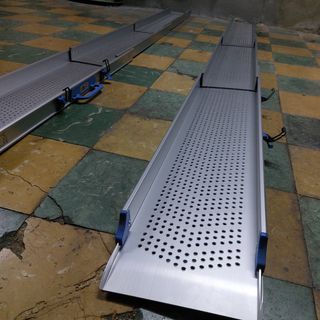 Rampas telescópicas para silla de ruedas