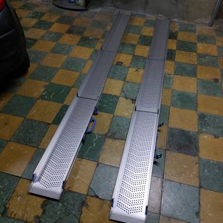 Rampas telescópicas para silla de ruedas
