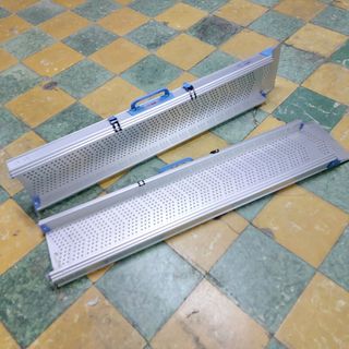 Rampas telescópicas para silla de ruedas