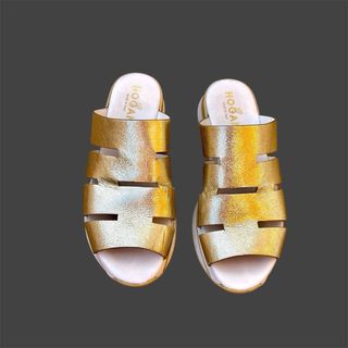 Sandalias Hogan Doradas Talla 38
