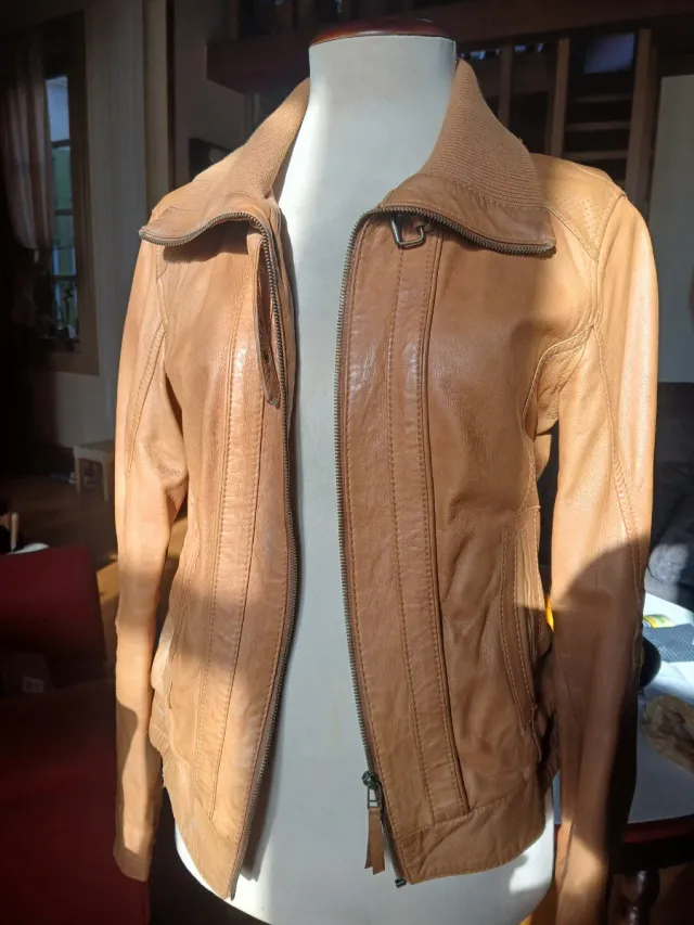 Cazadora Piel Mujer Talla L