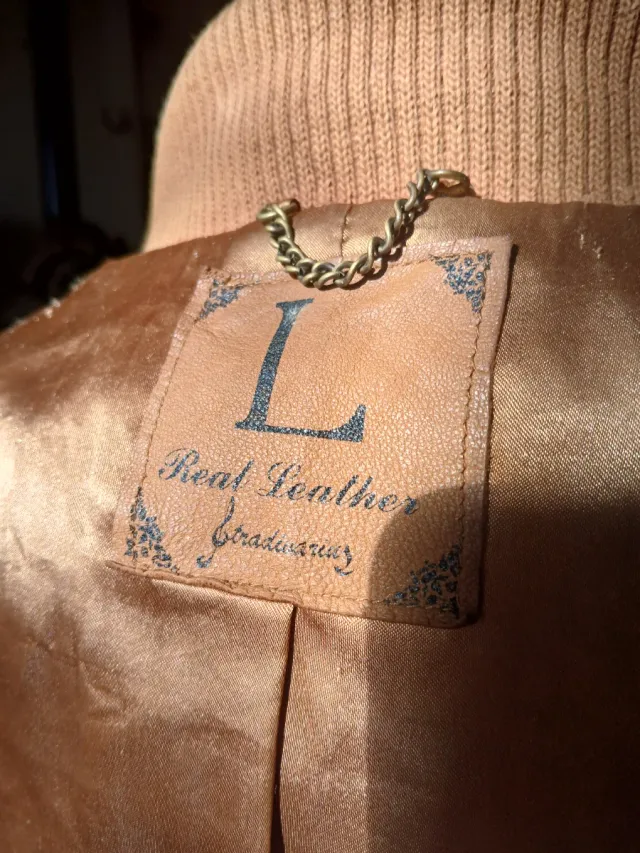 Cazadora Piel Mujer Talla L