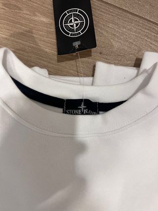Sudadera Stone Island Blanca