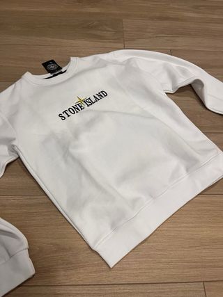 Sudadera Stone Island Blanca