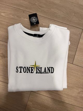 Sudadera Stone Island Blanca