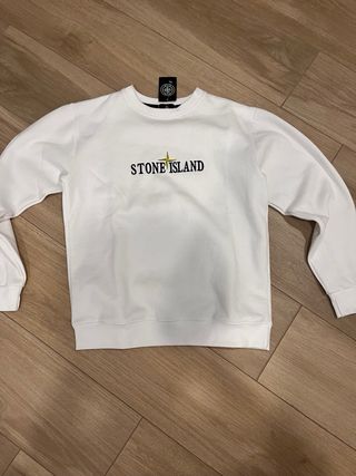Sudadera Stone Island Blanca