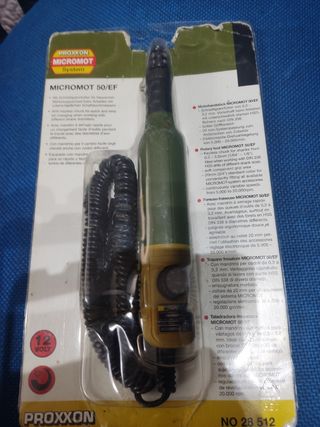 Mini taladro fresador Proxxon 12V ref 28512