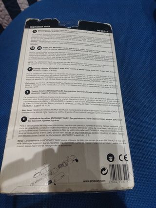 Mini taladro fresador Proxxon 12V ref 28512