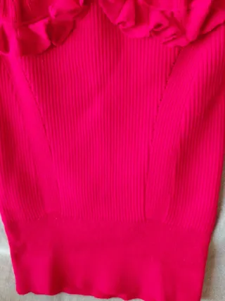 Blusa Philipp Plein Rosa Volantes Calavera