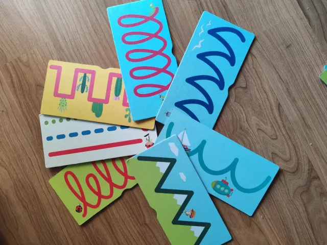 Fichas Táctiles Números y Pre-escritura Akros