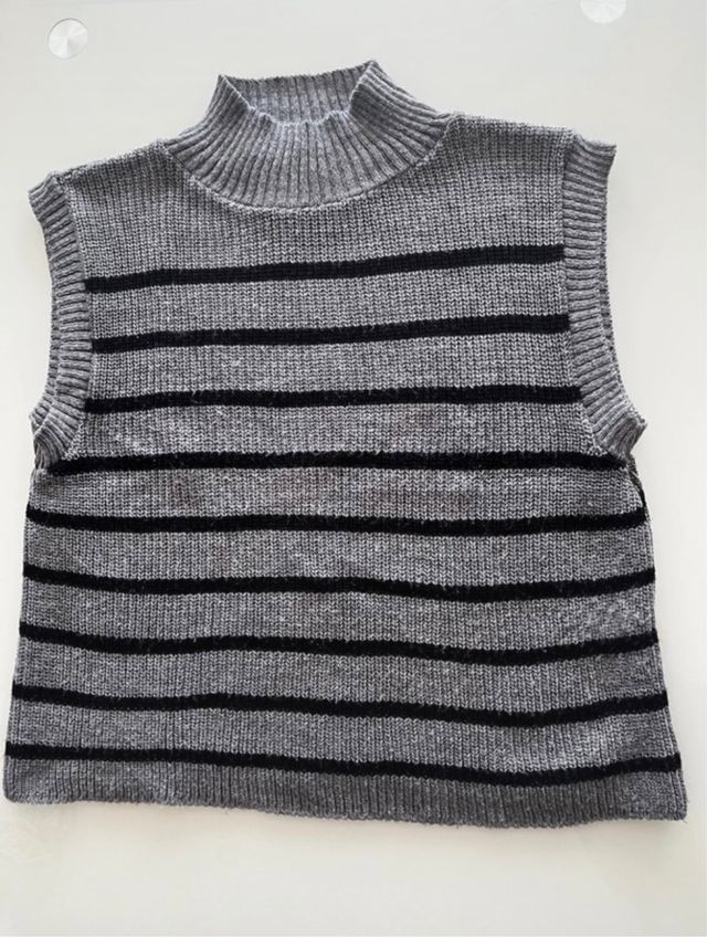 Chaleco de punto Renatta&go rayas
