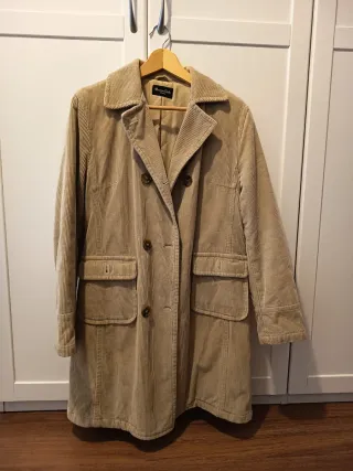 Chaqueta pana Massimo Dutti forrada XL