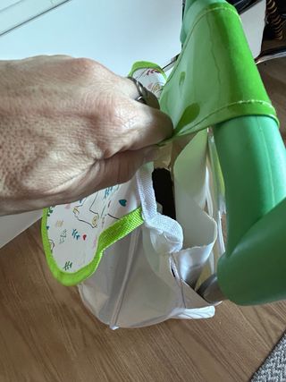 Carrito de la compra con estampado de alpacas