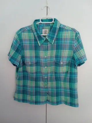 Camisa cuadros mujer talla 46