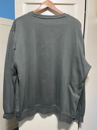 Sudadera verde cuello redondo Álvaro Moreno