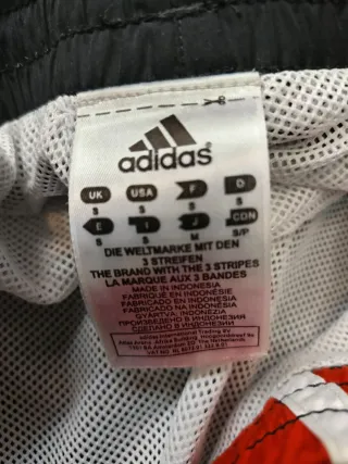 Pantalones Adidas Negro Naranja