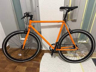 Bicicleta Fixie Naranja Siech Cycles
