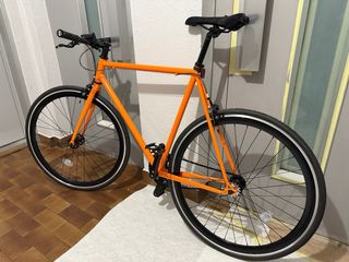 Bicicleta Fixie Naranja Siech Cycles