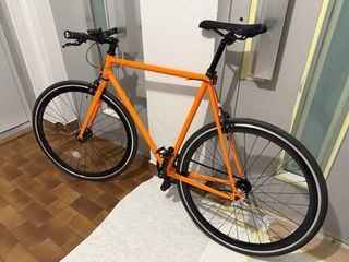 Bicicleta Fixie Naranja Siech Cycles