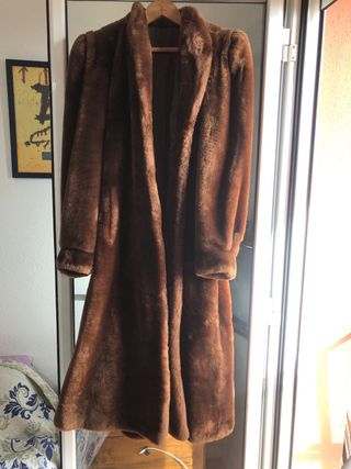 Abrigo de piel mutón
