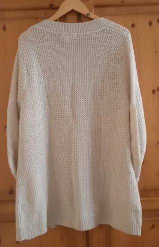 Cárdigan beige de punto