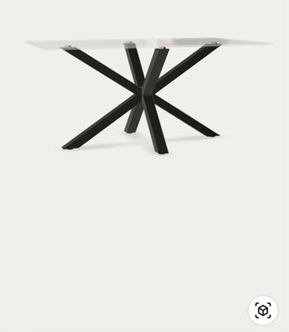 Mesa Argo Cristal y Metal