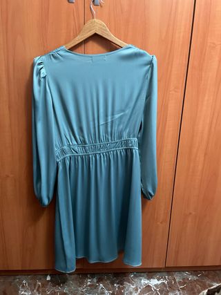 Vestido verde agua