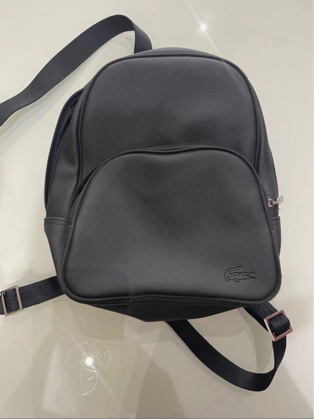 Mochila Lacoste Negra