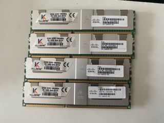 128 GB RAM (4x 32GB) DDR3 REG ECC KLLISRE