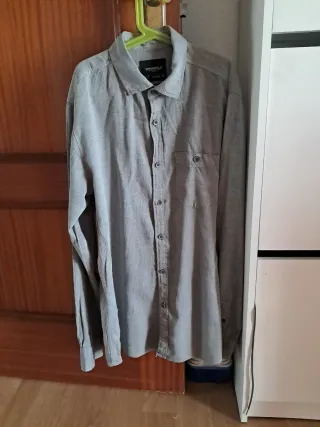 Camisa Springfield Gris Talla M Hombre