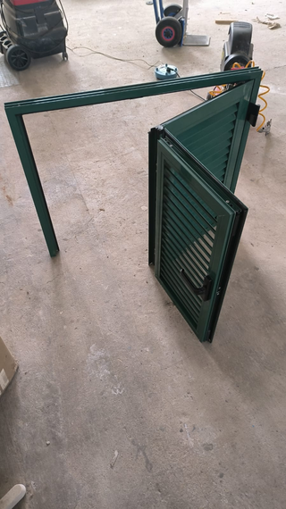 Persiana Mallorquina Lama Fija Verde